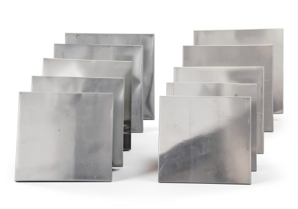 Auto Plaza Zinc Sheet Plate 140x140mm 0.2mm 10pcs High Purity-0
