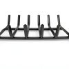 Luoieo Cast Iron Fireplace Grate 21 Inch Black Industrial Floor Mount-1