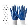 Royilink Zinc Roofing Strip 0.008in Thick Roll with Nails & Gloves-1