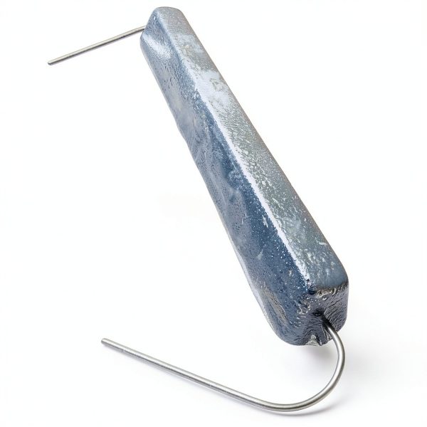 RotoMetals Zinc Anode Rods 1.5lb Pack of 5 with 14in Steel Tie‑ons-1