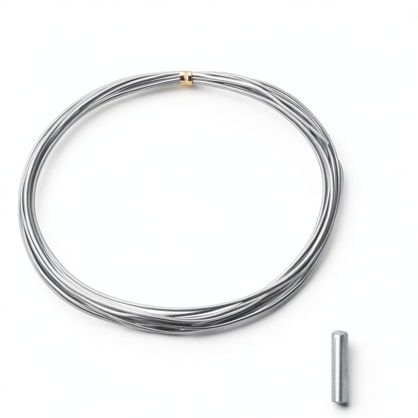 uxcell Zinc Wire 2mm x 3000mm Pure Zinc Rod Silver-1