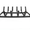 Luoieo Cast Iron Fireplace Grate 21 Inch Black Industrial Floor Mount-1