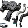 Uselection PCV Valve 06H103495AB Black Metal for Audi A3, A4, A5-0