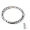 uxcell Zinc Wire 2mm x 3000mm Pure Zinc Rod 3 Pack Silver-1