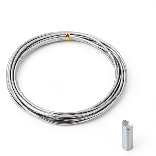 uxcell Zinc Wire 2mm x 3000mm Pure Zinc Rod 3 Pack Silver-1