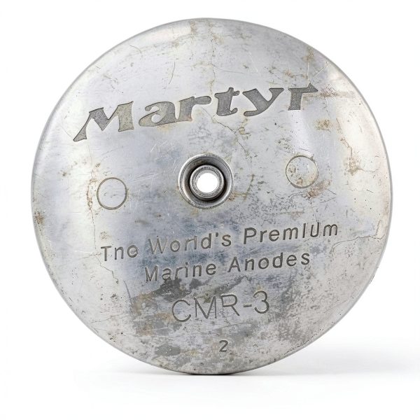 Martyr Zinc Anode Marine Screw 0.5" x 3.75" Zinc Plated Magnesium-0