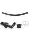 KPALAG PCV Valve 90° with Grommet Hose Kit Black 2‑Inch Fit for Acura-4