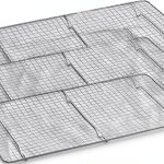 OCS Parts Stainless Steel Footed Grate for Table Pans 1/4‑Full Size-0