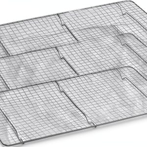 OCS Parts Stainless Steel Footed Grate for Table Pans 1/4‑Full Size-0