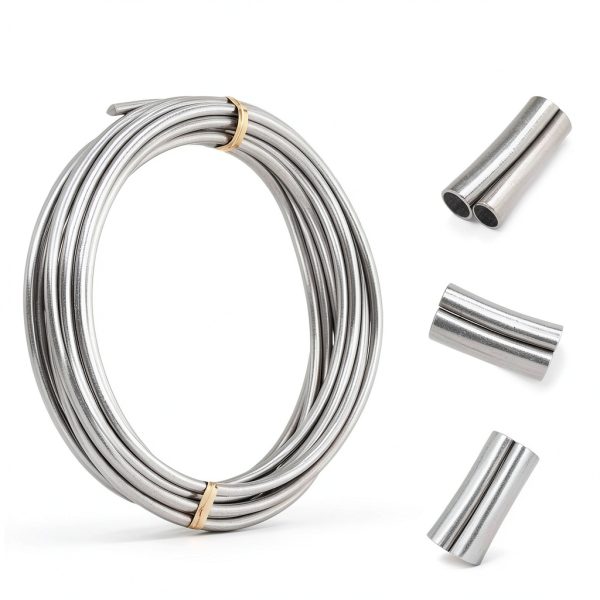 uxcell Zinc Wire 3mm x 3000mm Pure Zinc Rod Silver-2