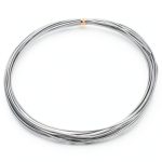 uxcell Zinc Wire 2mm x 3000mm Pure Zinc Rod Silver-0