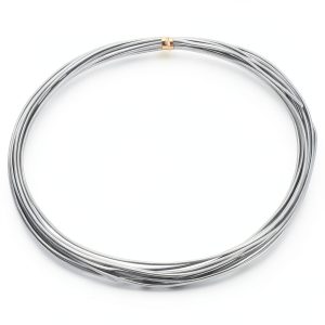 uxcell Zinc Wire 2mm x 3000mm Pure Zinc Rod Silver-0