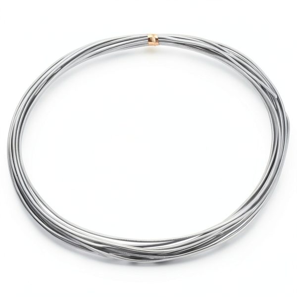 uxcell Zinc Wire 2mm x 3000mm Pure Zinc Rod Silver-0