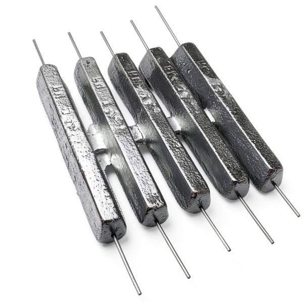 RotoMetals Zinc Anode Rods 1.5lb Pack of 5 with 14in Steel Tie‑ons-4
