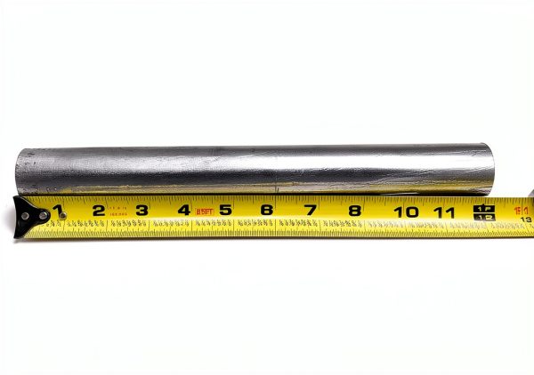 Roto Metals Zinc Rod 7/8" Diameter 12" Length Gravity Cast 99.6% Zinc-1