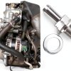 YHJDC Aluminum PCV Valve for Honda Accord Civic CR-V Silver-3