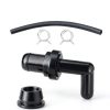 KPALAG PCV Valve 90° with Grommet Hose Kit Black 2‑Inch Fit for Acura-6