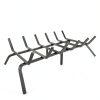 Luoieo Cast Iron Fireplace Grate 27 Inch Black Powder Coated-2
