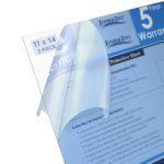 Icona Bay PET Plexiglass, Thin & Flexible Plastic Sheets (11x14 x 0.03 inch, Clear, 2 Pack), Easy to Cut for DIY Art Projects, Picture Frame Replacement Glass, PET Sheeting is Pliable Unlike Acrylic-0